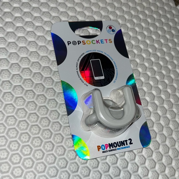 Pressed Flower White Daisy PopSocket & Pop Mount Bundle - Picture 3 of 3